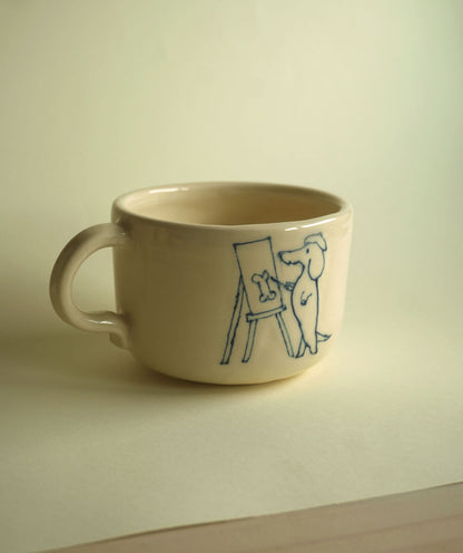 "The Handrawn Teckel" mug
